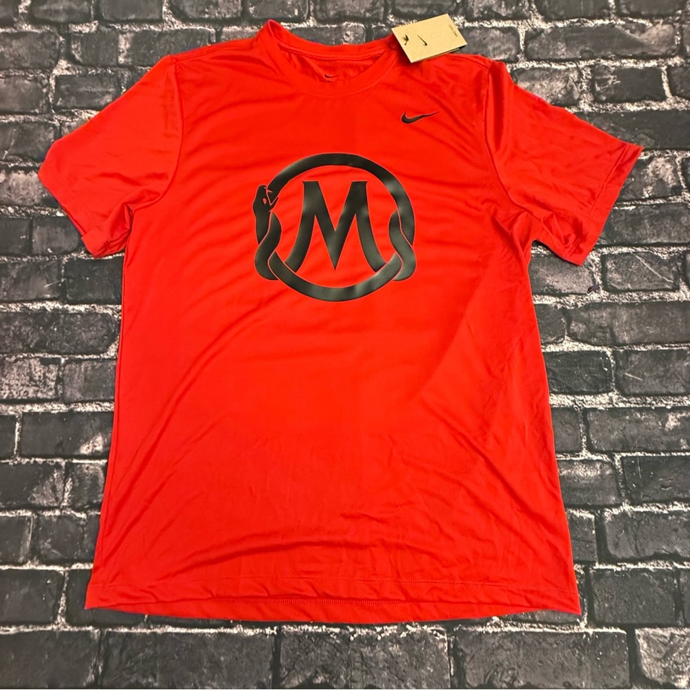 Nike Mamba Sports Academy Kobe Bryant Men’s Red Black 3XL T Shirt Dri Fit